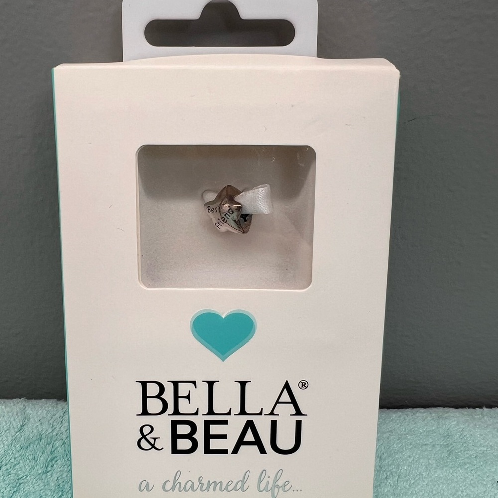 Bella and Beau Silver “Best Friends “ Charm